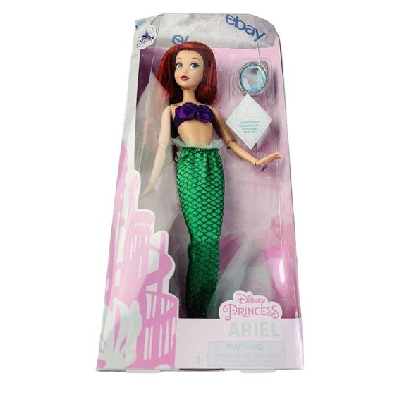DISNEY STOREAriel Classic Doll with PendantThe Little Mermaid11 ½ Inches